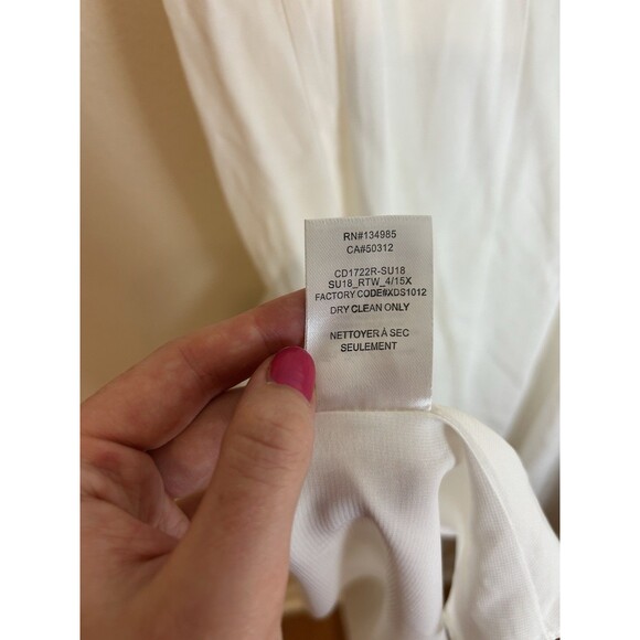 For Love and Lemons Lovebird Maxi Gown Dress Slip Lace White Small Bridal - Picture 9 of 10